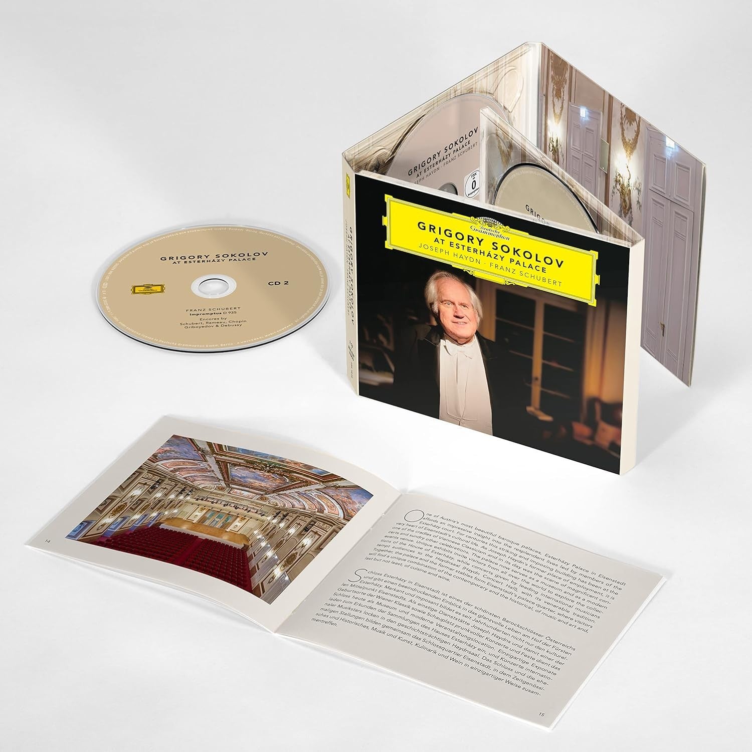 Grigory Sokolov - Estahazy Palace Live / Haydn & Schubert [2CD + Blu-ray Disc]