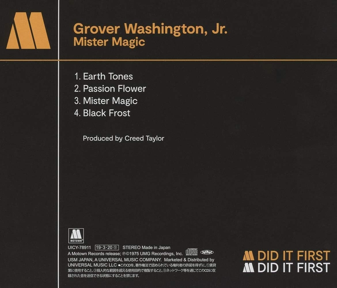 Mister Magic by Washington, Grover Jr (CD, 2019) From Japan NEW