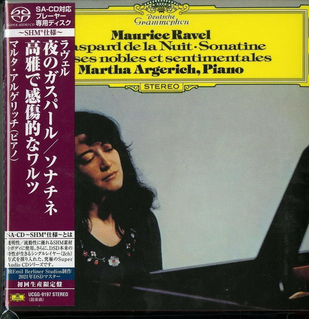 CD New MARTHA ARGERICH-RAVEL: RAVEL: GASPARD DE LA NUIT. SONATINE. VALSES