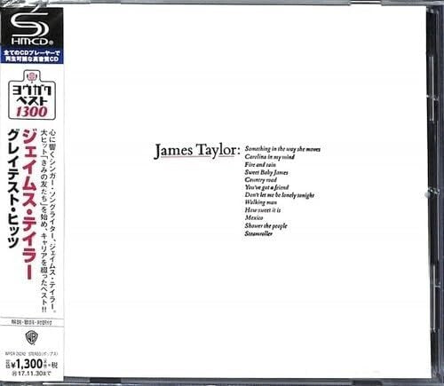 JAMES TAYLOR GREATEST HITS JAPAN RMST SHM HIGH FIDELITY FORMAT CD NEW