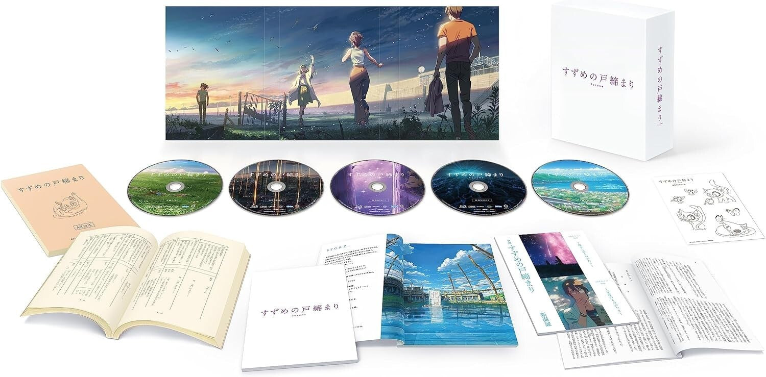 Suzume no Tojimari Collectors Edition 4K Ultra HD+4 Blu-ray Booklet  Eng new