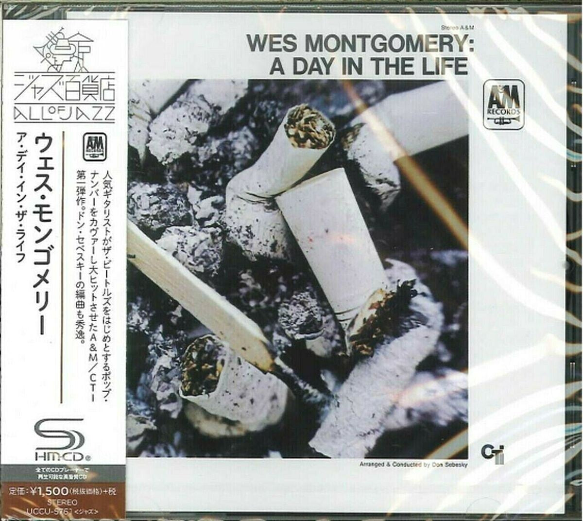 Wes Montgomery Jazz Guitar CD(SHMCD) A Day In The Life Japan OBI New