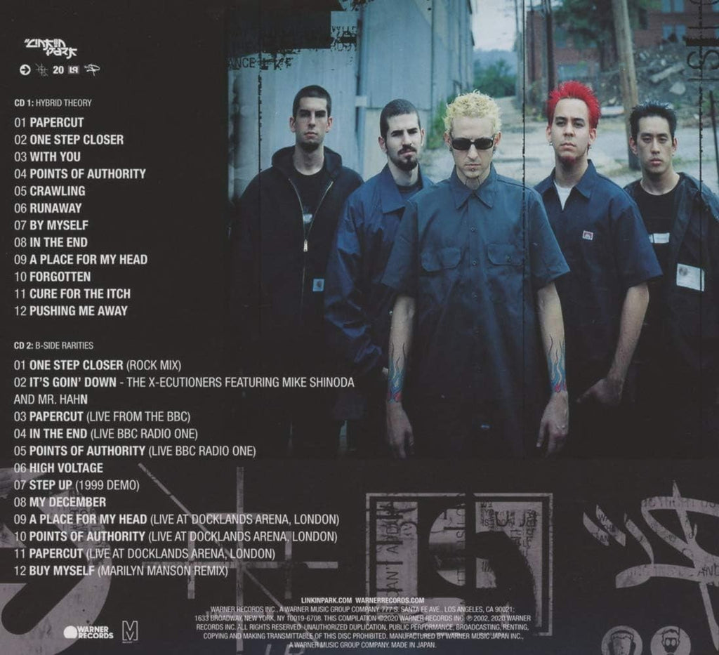 Linkin Park 2 CD Hybrid Theory 20th Anniversary Ed. Paper Slv. Japan OBI NEW