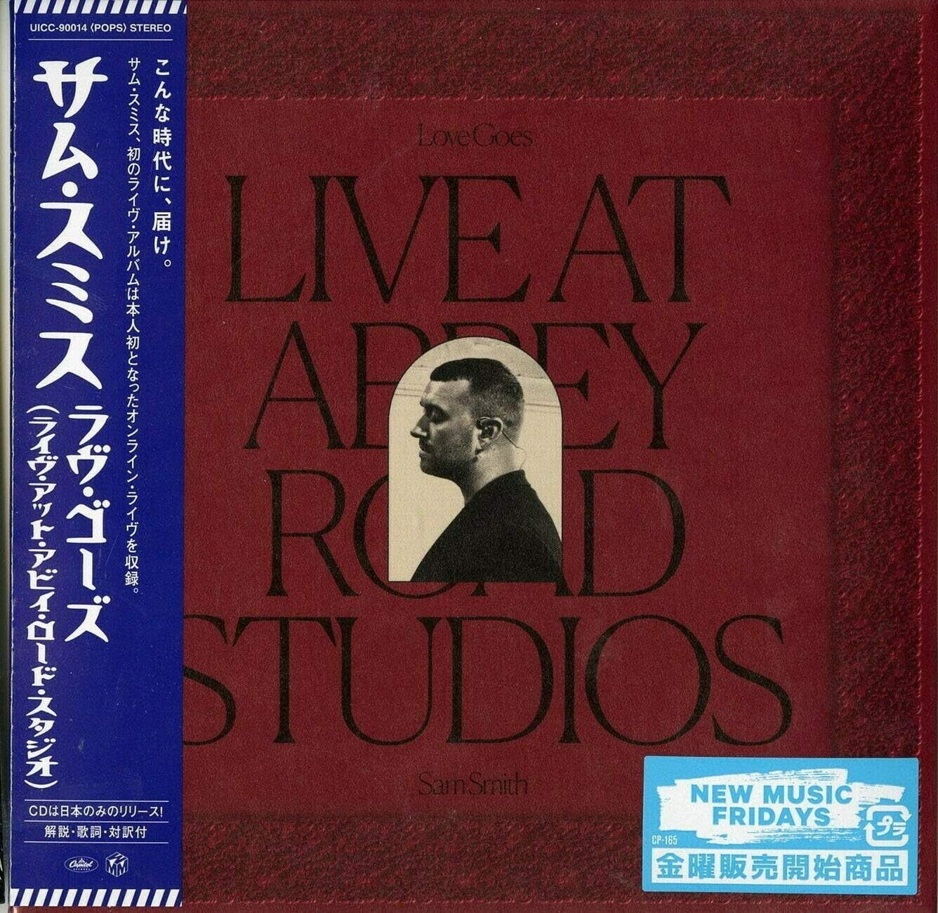 New SAM SMITH LOVE GOES LIVE AT ABBEY ROAD STUDIOS JAPAN CD
