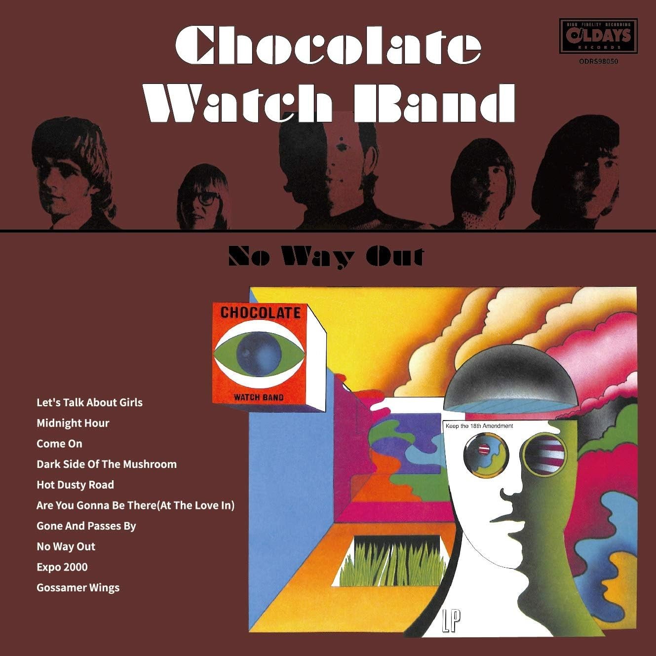 CD THE CHOCOLATE WATCHBAND NO WAY OUT  WITH BONUS TRACKS  JAPAN