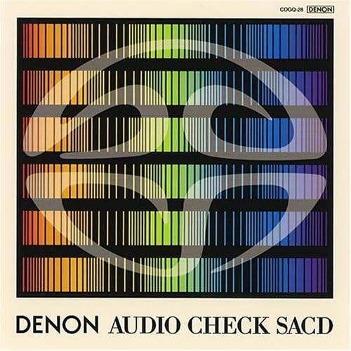 New Denon Digital Audio Tuning Check Disc SACD Hybrid Super Audio Japan CD