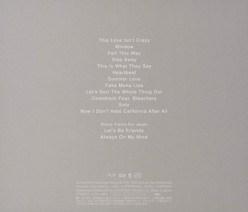 New CARLY RAE JEPSEN CD Dedicated Side B w/Bonus Track 2020 Japan OBI UICS-1363