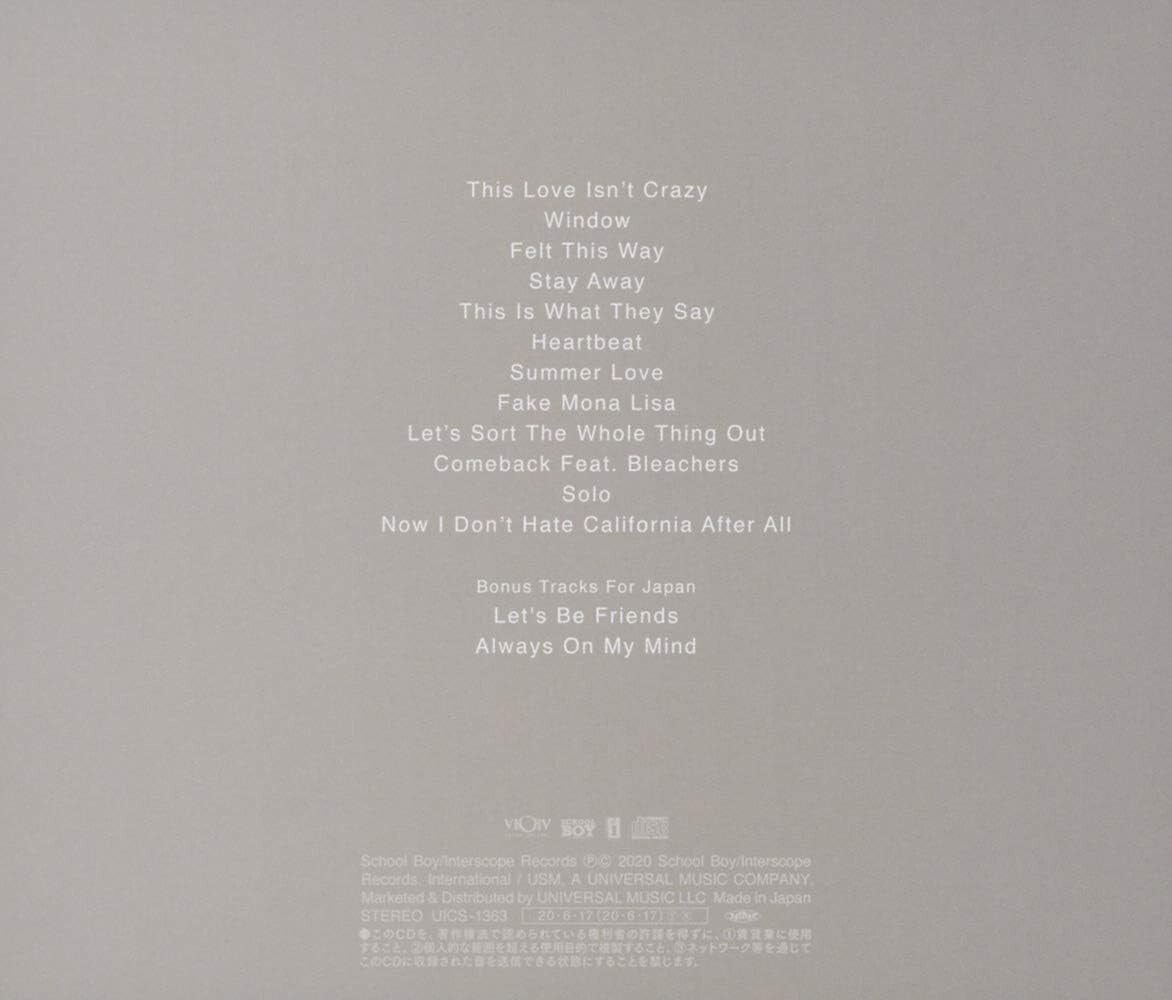 New CARLY RAE JEPSEN CD Dedicated Side B w/Bonus Track 2020 Japan OBI UICS-1363