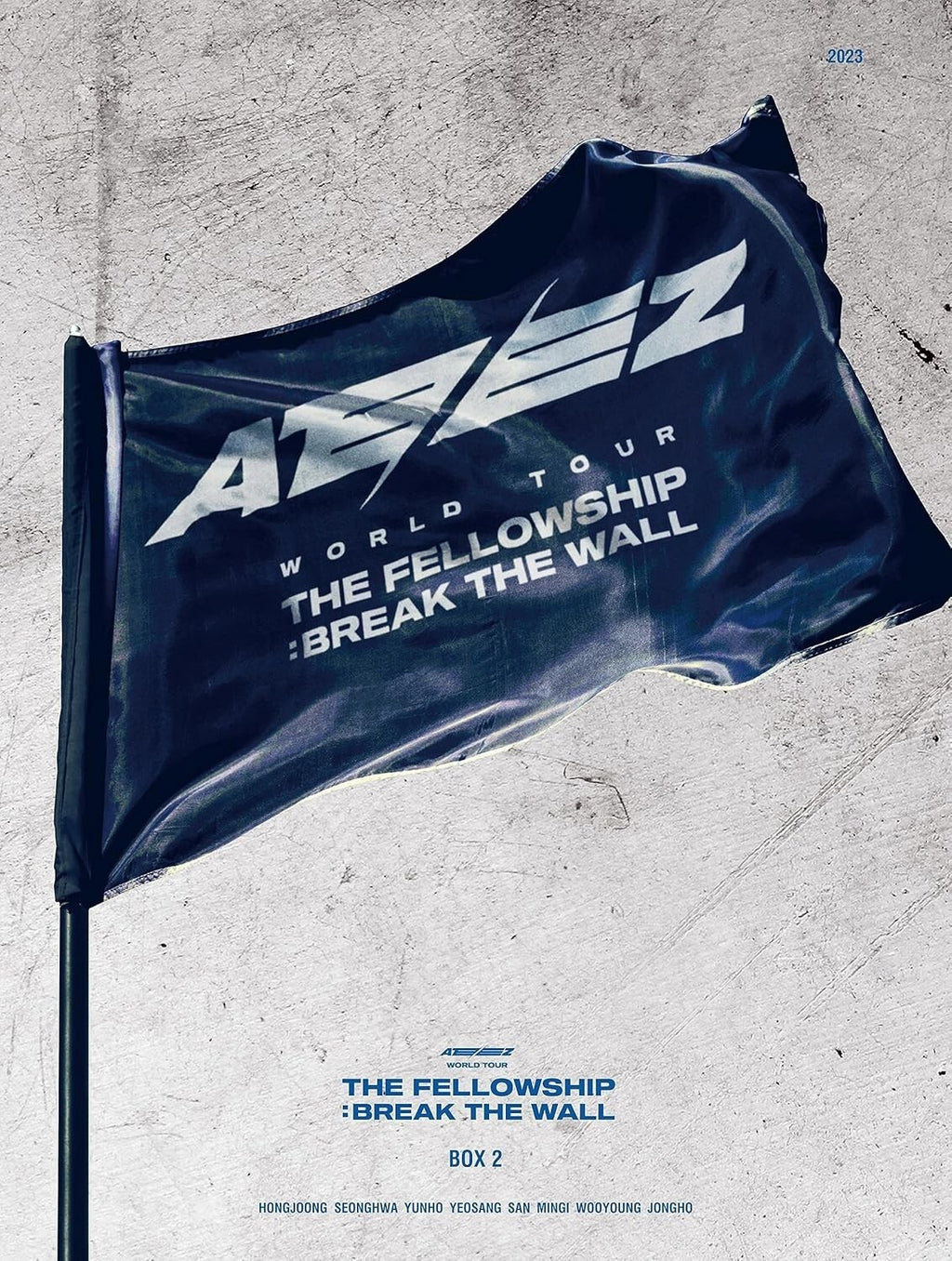ATEEZ WORLD TOUR THE FELLOWSHIP BREAK THE WALL BOX2 JAPAN Blu-ray+PHOTOCARD New