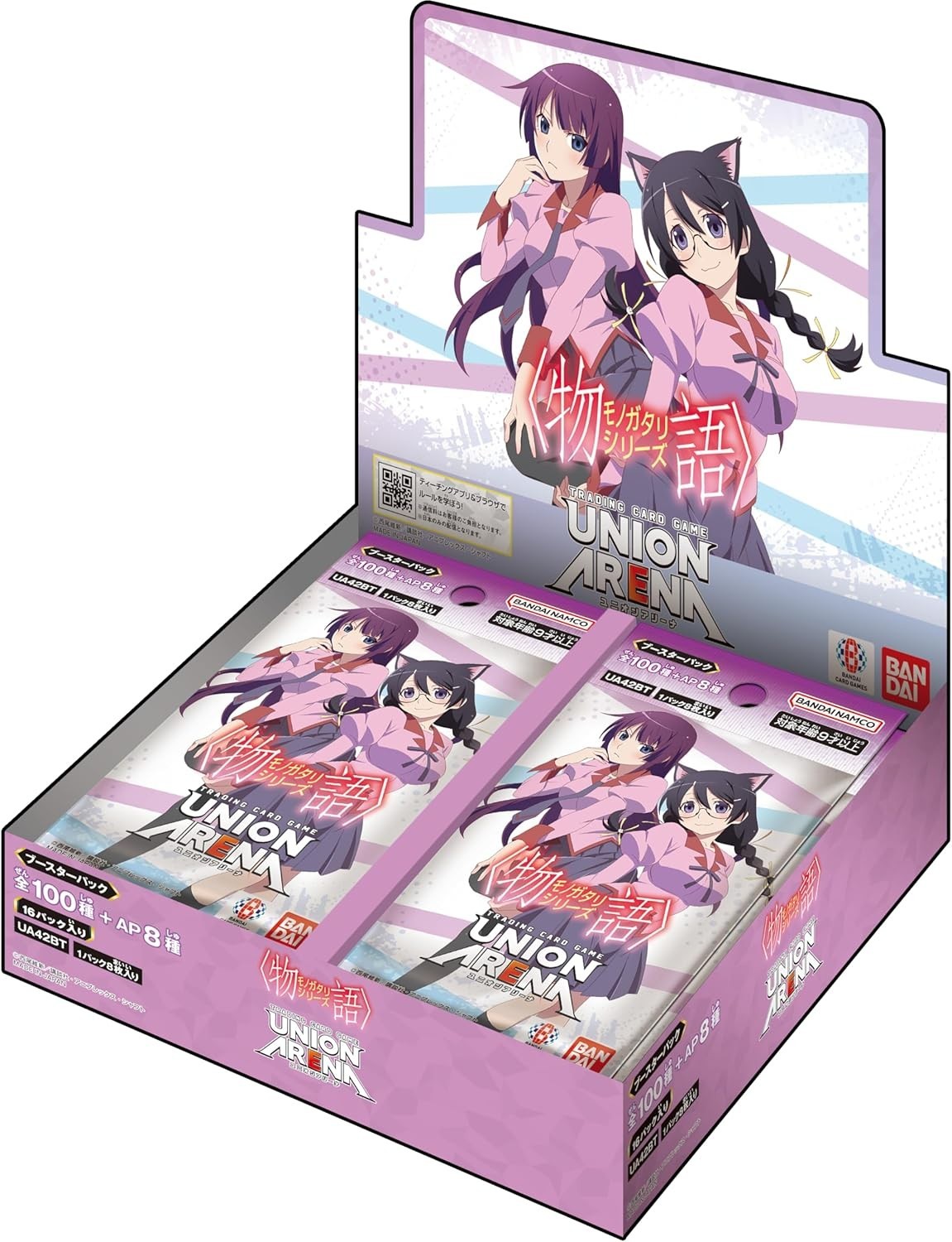 BANDAI Union Arena Booster Pack (Monogatari) Series UA42BT (Box) 16 Packs NEW