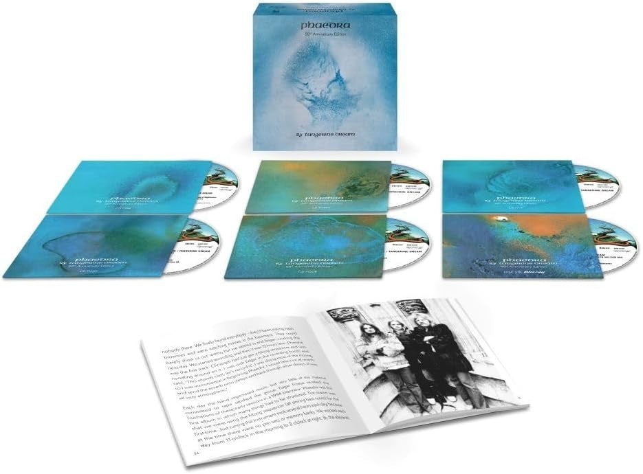 New TANGERINE DREAM PHAEDRA 50TH ANNIVERSARY EDITION JAPAN 5 SHM CD + BLU-RAY