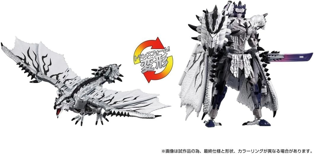 T-SPARK SYNERGENEX Transformers Silver Rathalos Prime Action Figure NEW