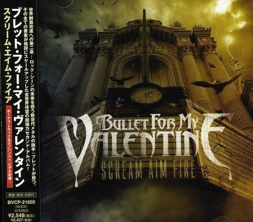 New BULLET FOR MY VALENTINE-SCREAM AIM FIRE-JAPAN CD BONUS TRACK