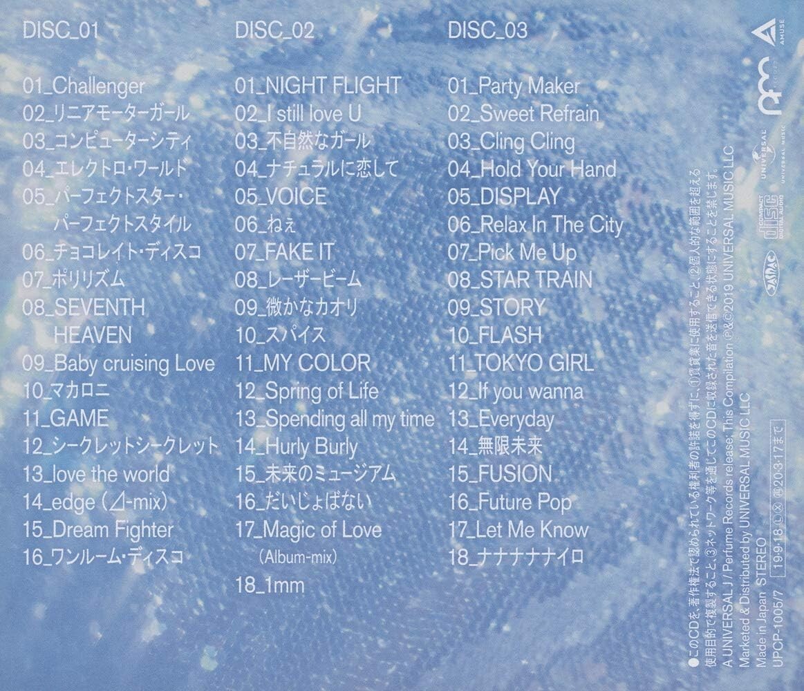 New PERFUME-PERFUME THE BEST P CUBED-JAPAN 3 CD