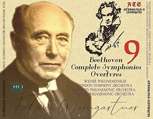 Felix Weingartner Beethoven Complete Symphonies Overtures 5 UHQCD JAPAN NEW