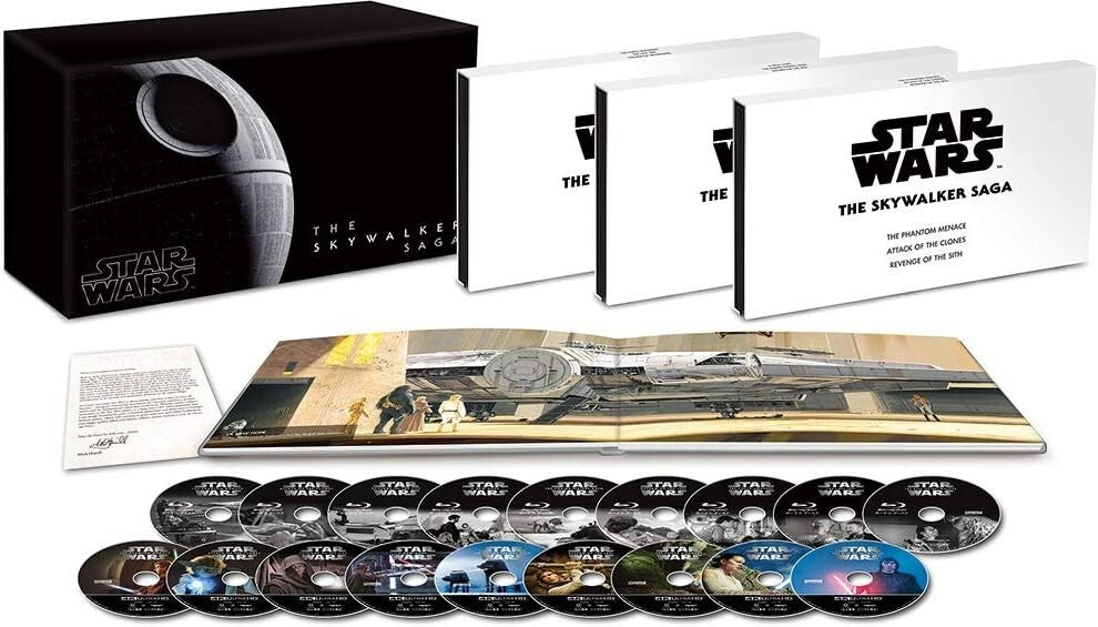 New Star Wars Skywalker Saga 4K UHD Complete BOX 18 discs