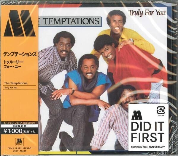 The Temptations Soul CD Truly For You Japan OBI New