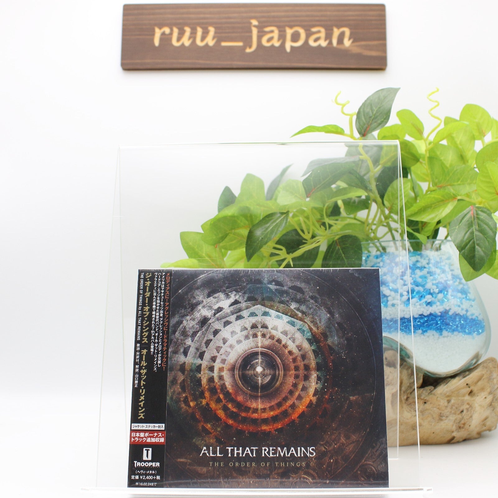 New ALL THAT REMAINS-THE ORDER OF THINGS-JAPAN CD