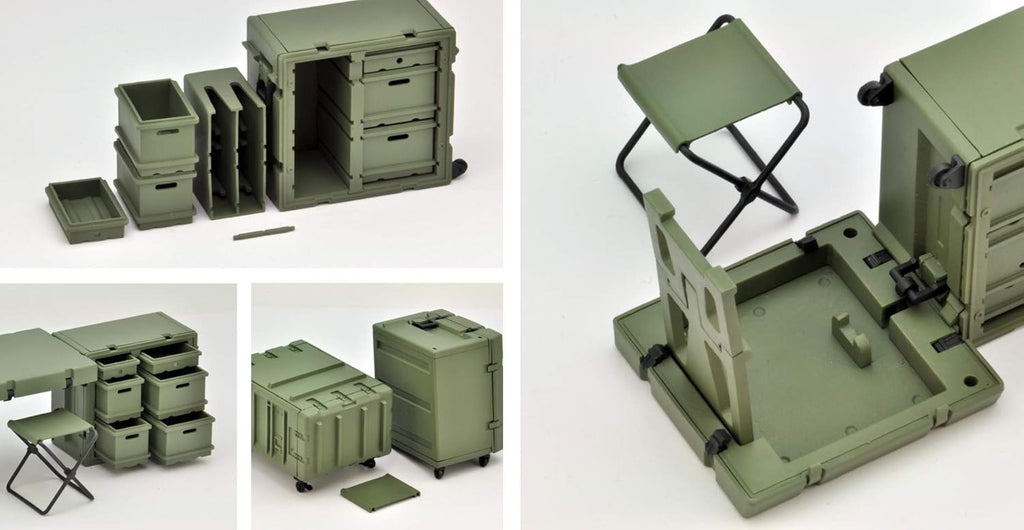 TOMYTEC Little Armory LD033 Field Desk A Plastic Model Kit 315377 NEW