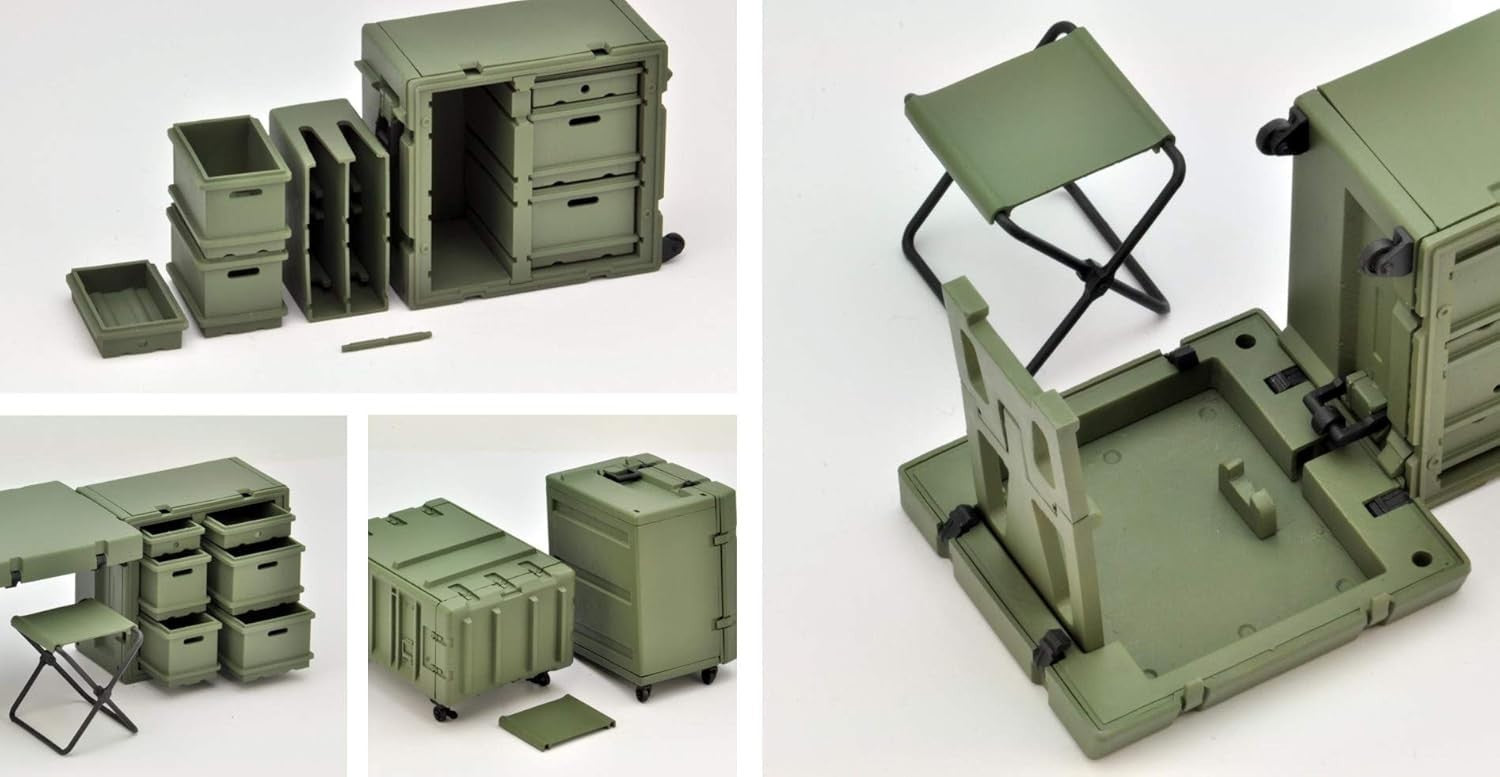 TOMYTEC Little Armory LD033 Field Desk A Plastic Model Kit 315377 NEW