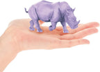 Kaiyodo Art Plastic ART PLA Zookeeper and White Rhino Set Unpainted New