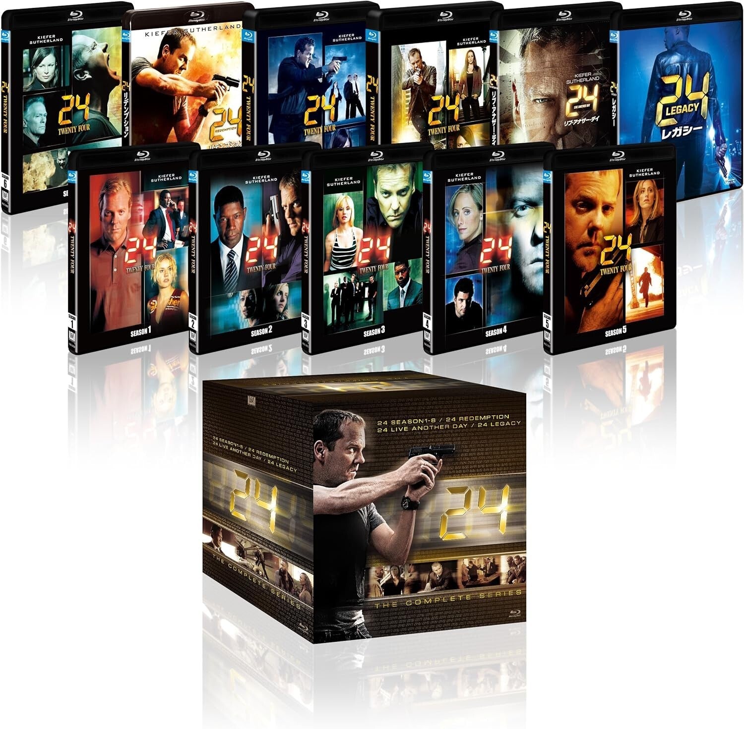 New 24 TWENTY FOUR COMPLETE BOX  Blu-ray