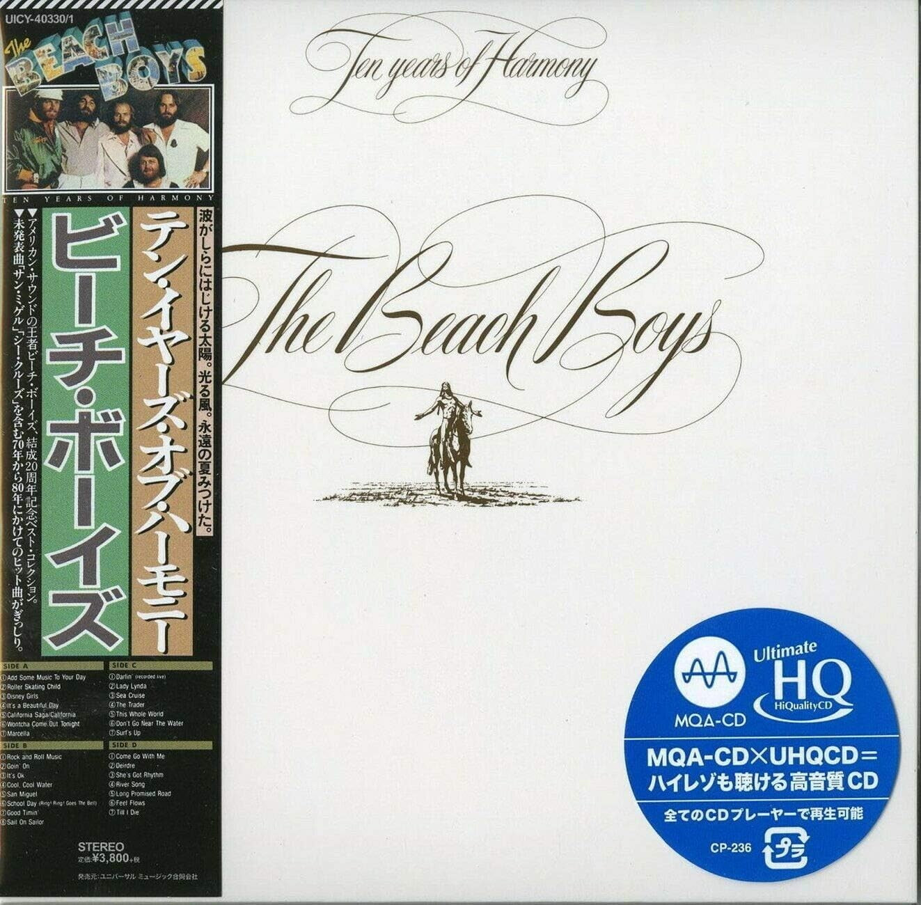 The Beach Boys 2CD (MQA-UHQCD) Ten Years Of Harmony OBI Japan NEW