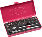 TONE Bit Ratchet Set (Rasberry) BRFS27RB NEW