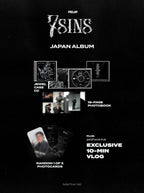 7SINS CD w/ Photobook 1st Album Japan Limited Package Bonus Track New