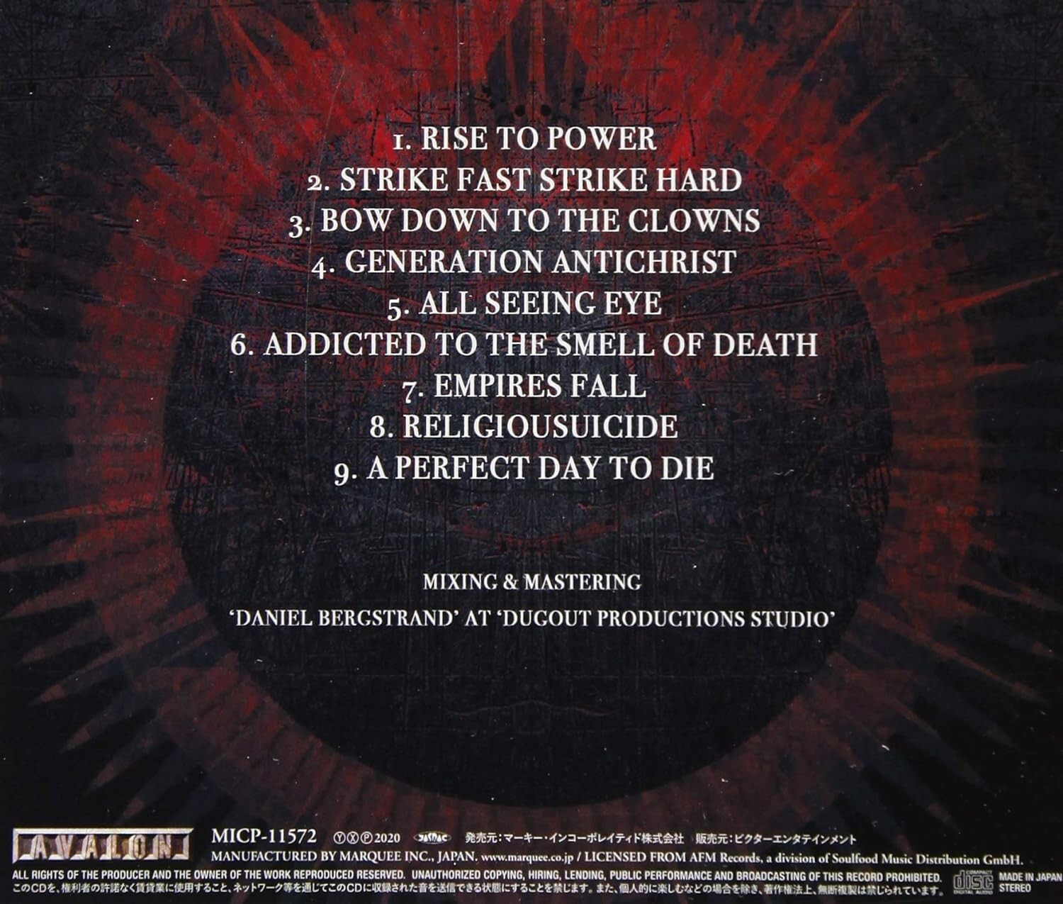 ONSLAUGHT Generation Antichrist Wrath Of The Gods U.K. Thrash Metal JAPAN CD