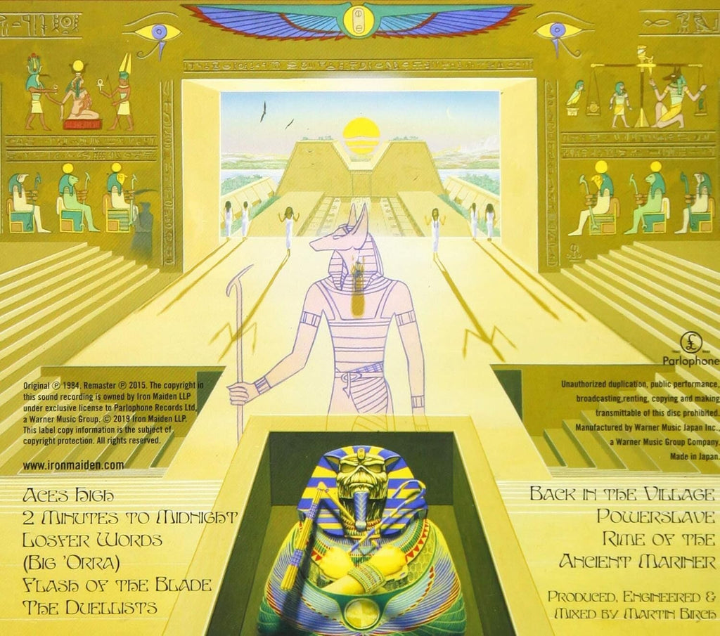 CD New Iron Maiden Heavy Metal Powerslave Digipak Japan