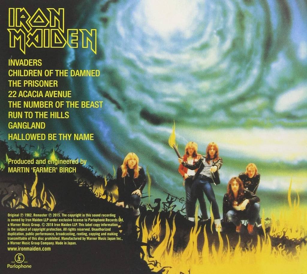 New 2015 REMASTER IRON MAIDEN THE NUMBER OF THE BEAST JAPAN DIGIPAK CD