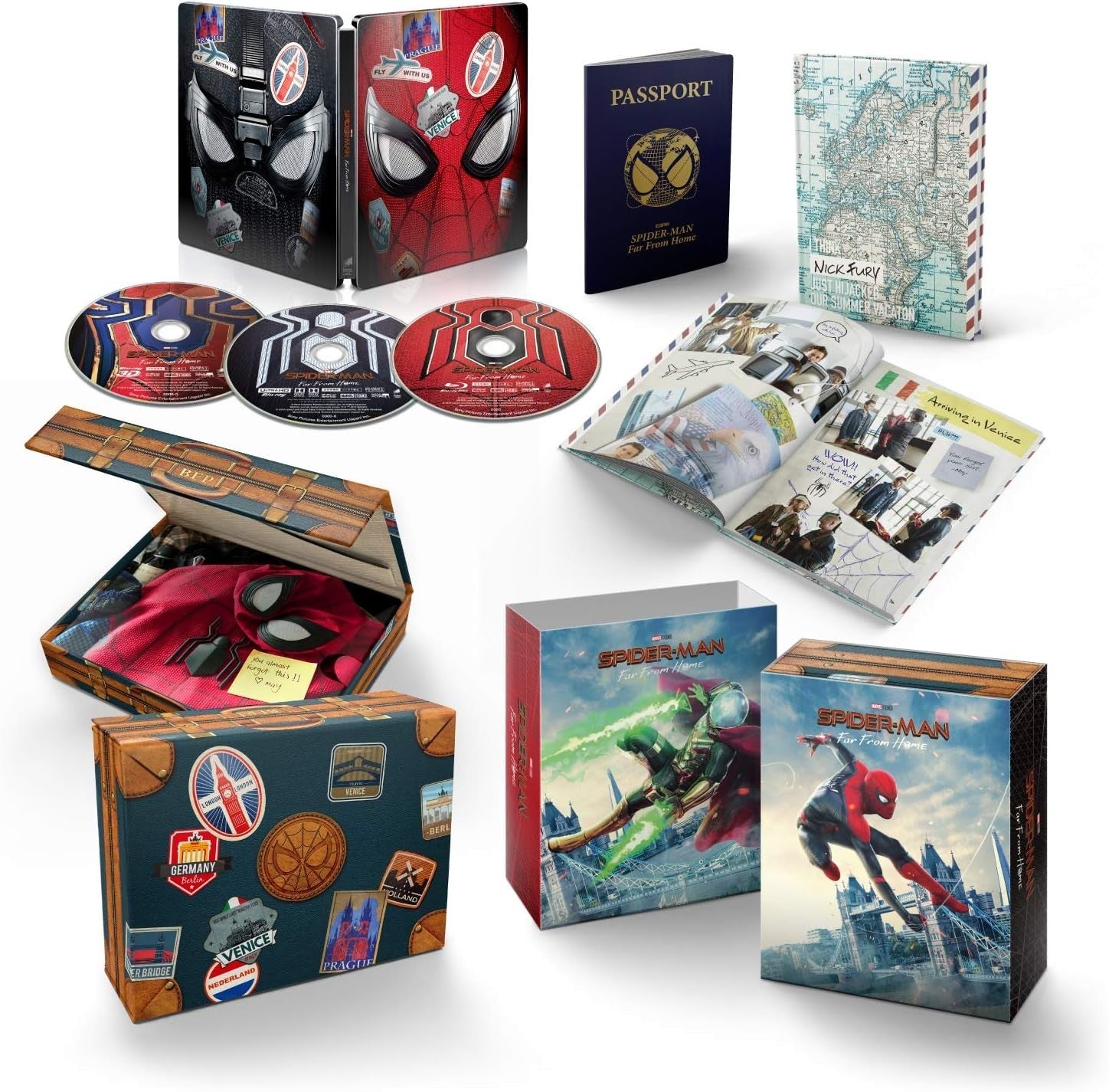 Blu-ray Spider-Man Far From Home Japan Limited Premium Steel Book Edition