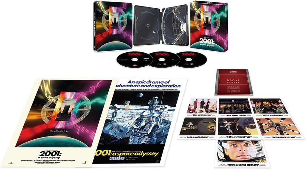 New 2001 A Space Odyssey 4K ULTRA HD & Blu-ray Set Steelbook Limited Edition