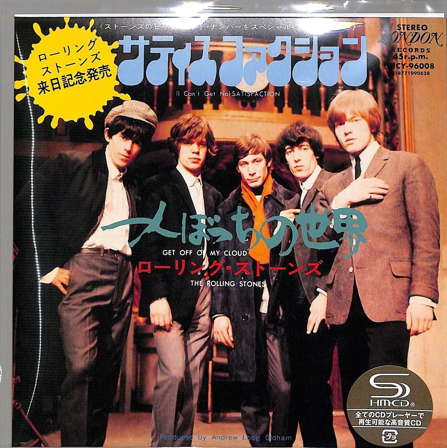 [I CANT GET NO] SATISFACTION / GET OFF MY CLOUD-7INCH CD From Japan NEW