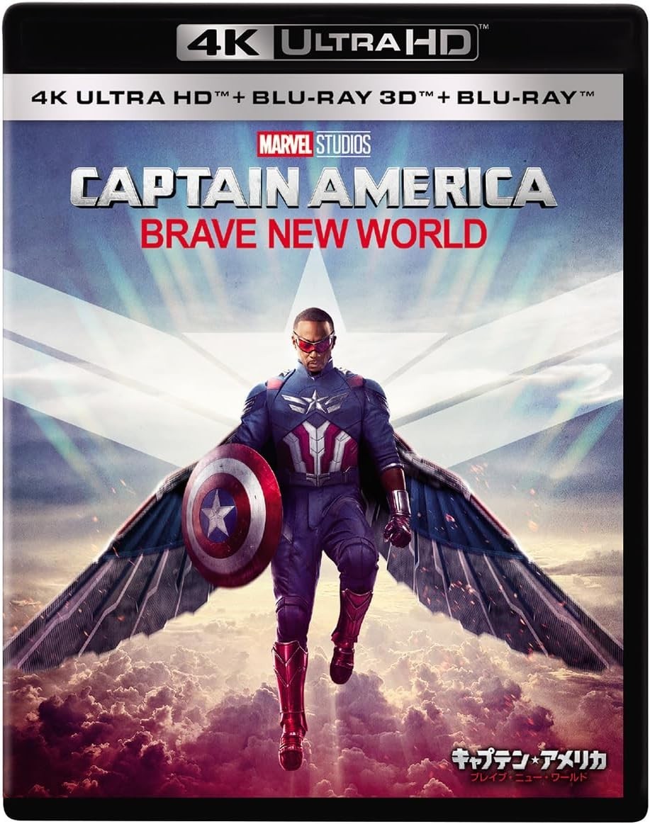 Captain America Brave New World 4K UHD+3D+Blu-ray Japan English NEW