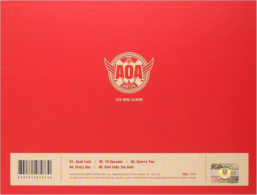 AOA 4th Mini Album-Good Luck Week A Version CD + PHOTOCARD NEW