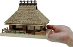 Woody Joe Mini Architecture No.5 Thatched Roof House Wooden Model Assembly NEW