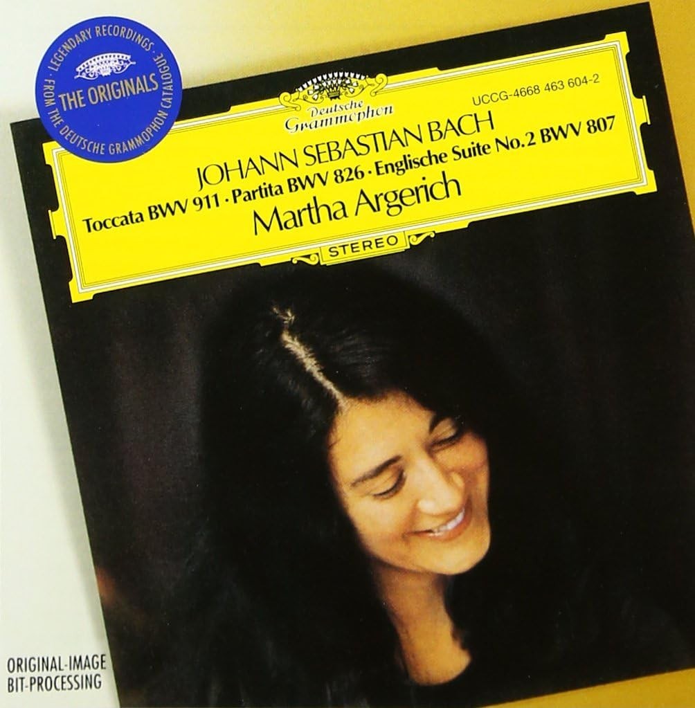 Martha Argerich Piano CD J.S.Bach: Piano Works Japan OBI NEW