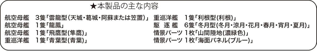 Fujimi Model 1/3000 Collecting Warship Series No.19 Surviving Ship Set NEW