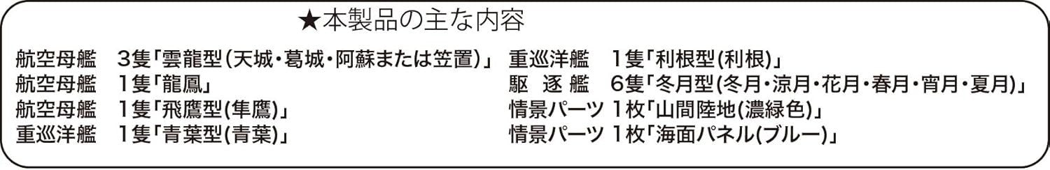 Fujimi Model 1/3000 Collecting Warship Series No.19 Surviving Ship Set NEW