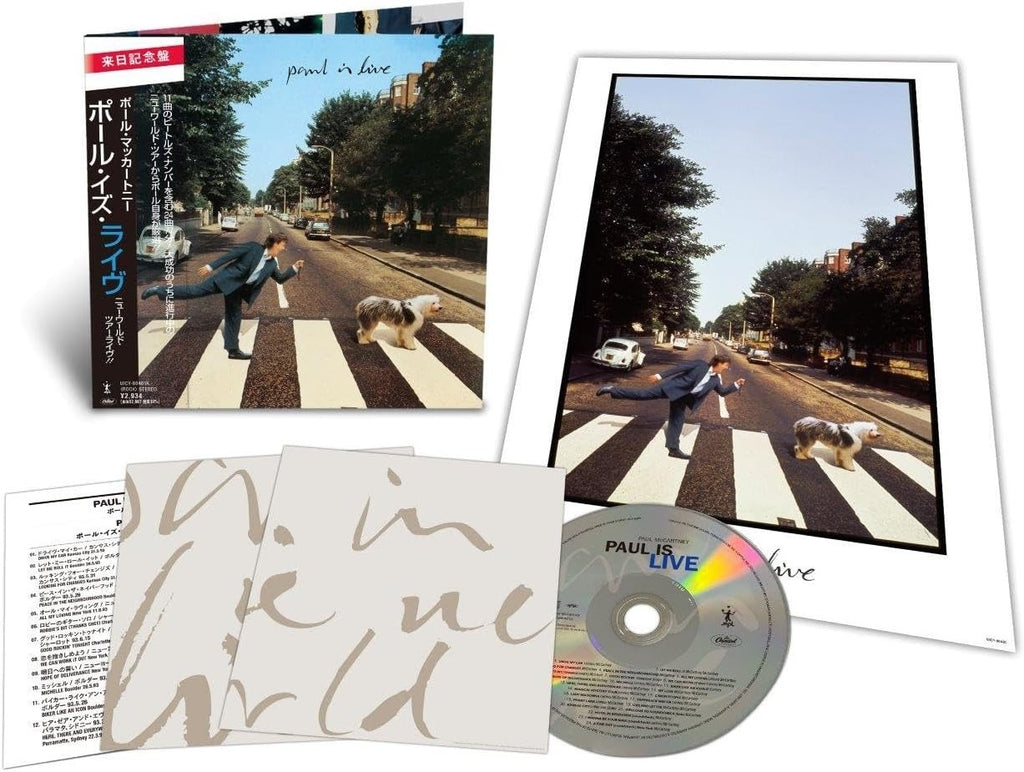 CD New PAUL McCARTNEY PAUL IS LIVE  2025 JAPAN MINI LP SHM CD