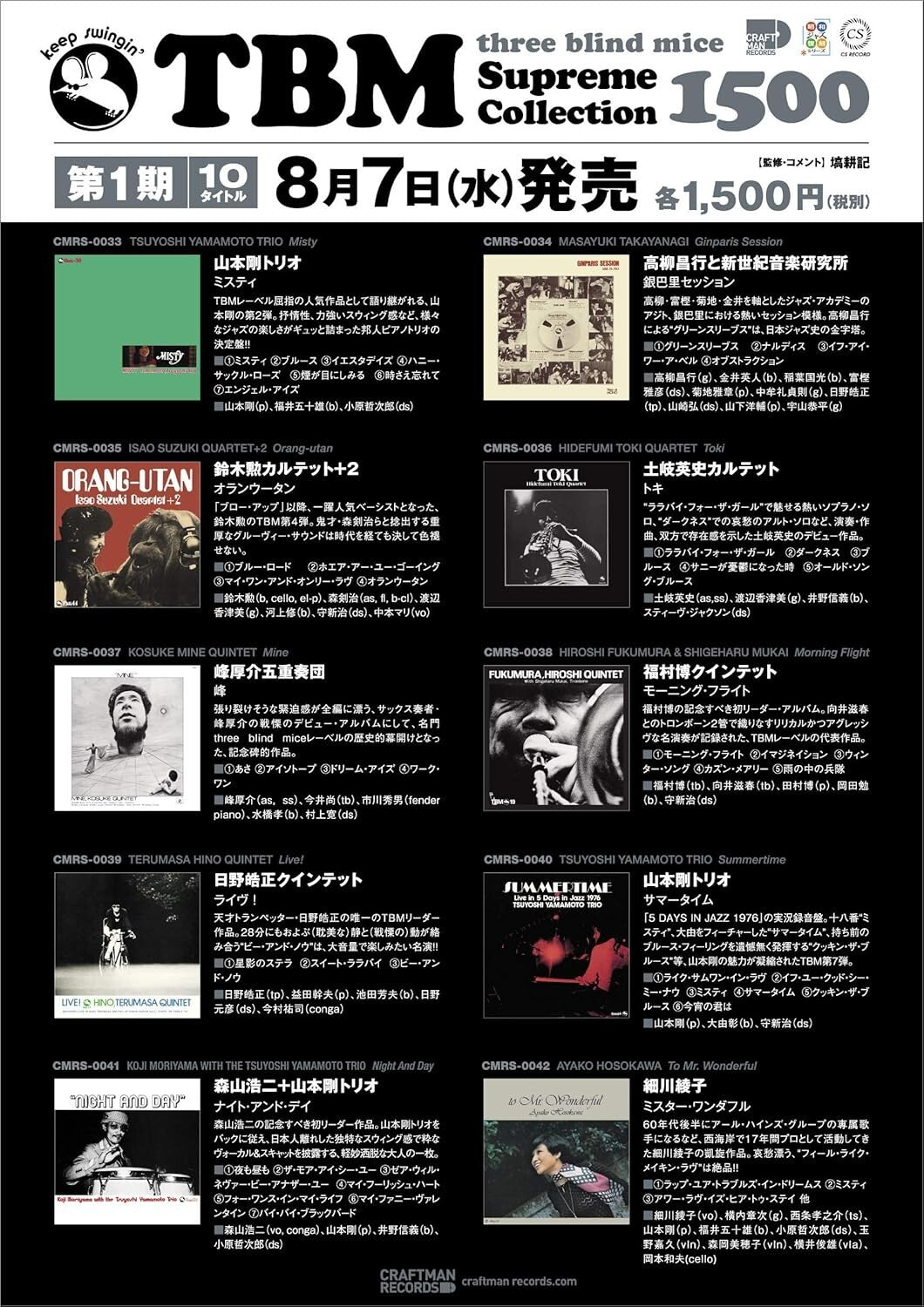 New TERUMASA HINO QUINTET-LIVE! from Japan