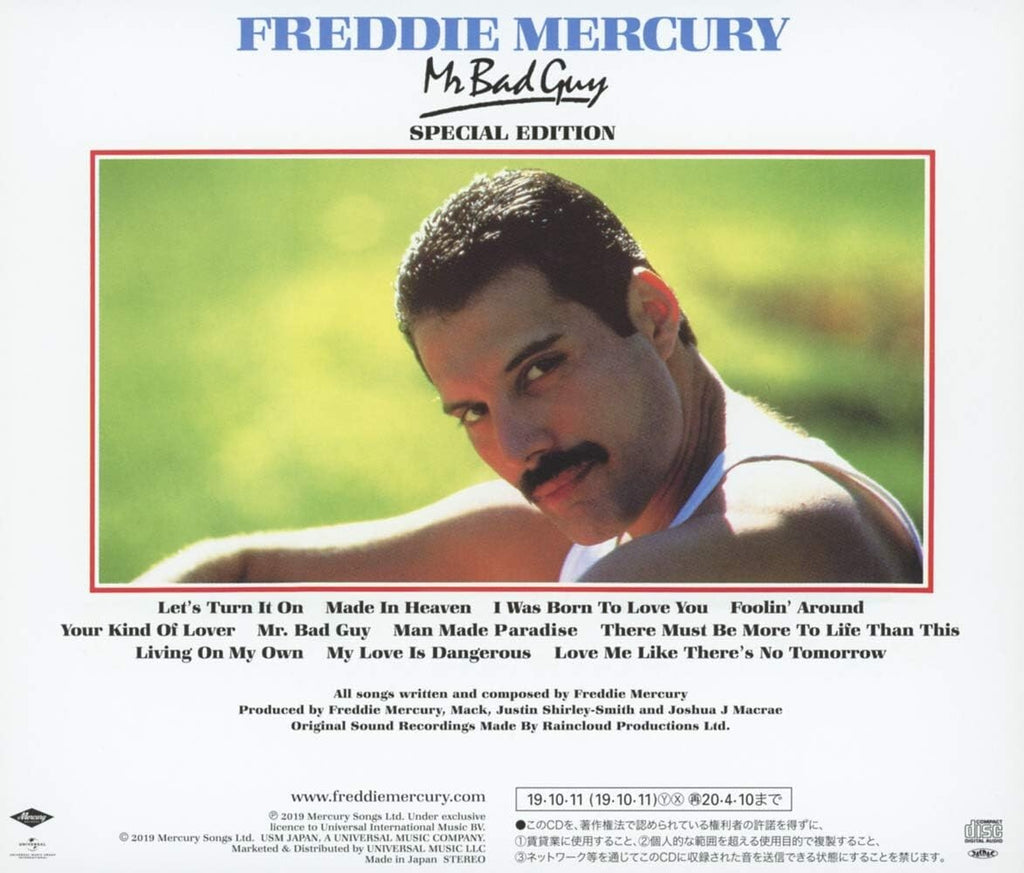 New Freddie Mercury / Mr.Bad Guy Special Edition 1985 CD SHM-CD
