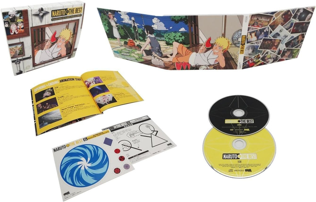 NARUTO THE BEST First Limited Edition CD DVD Japan SVWC-70175 New