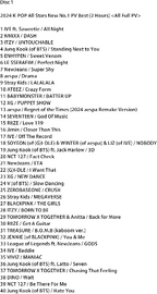 New [Dvd] 2024 K-Pop All Stars No.1 Music Video Live Mix 157 Song All Full Pv