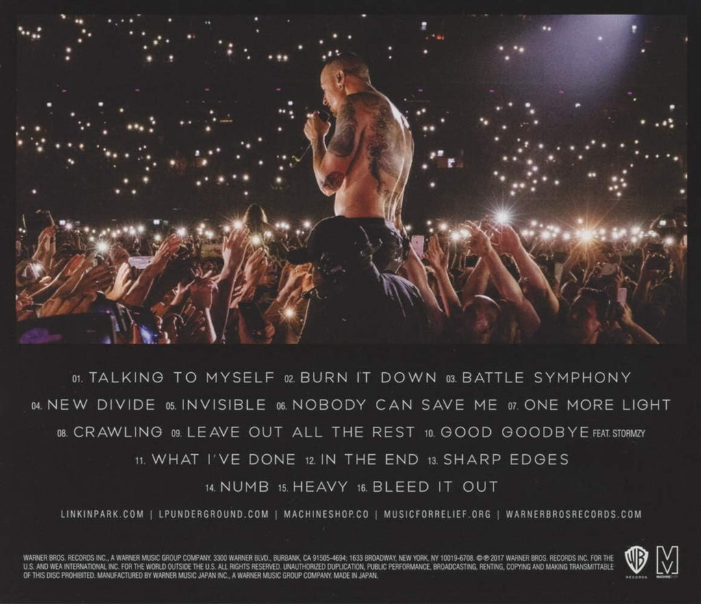 New LINKIN PARK ONE MORE LIGHT LIVE CD JAPAN