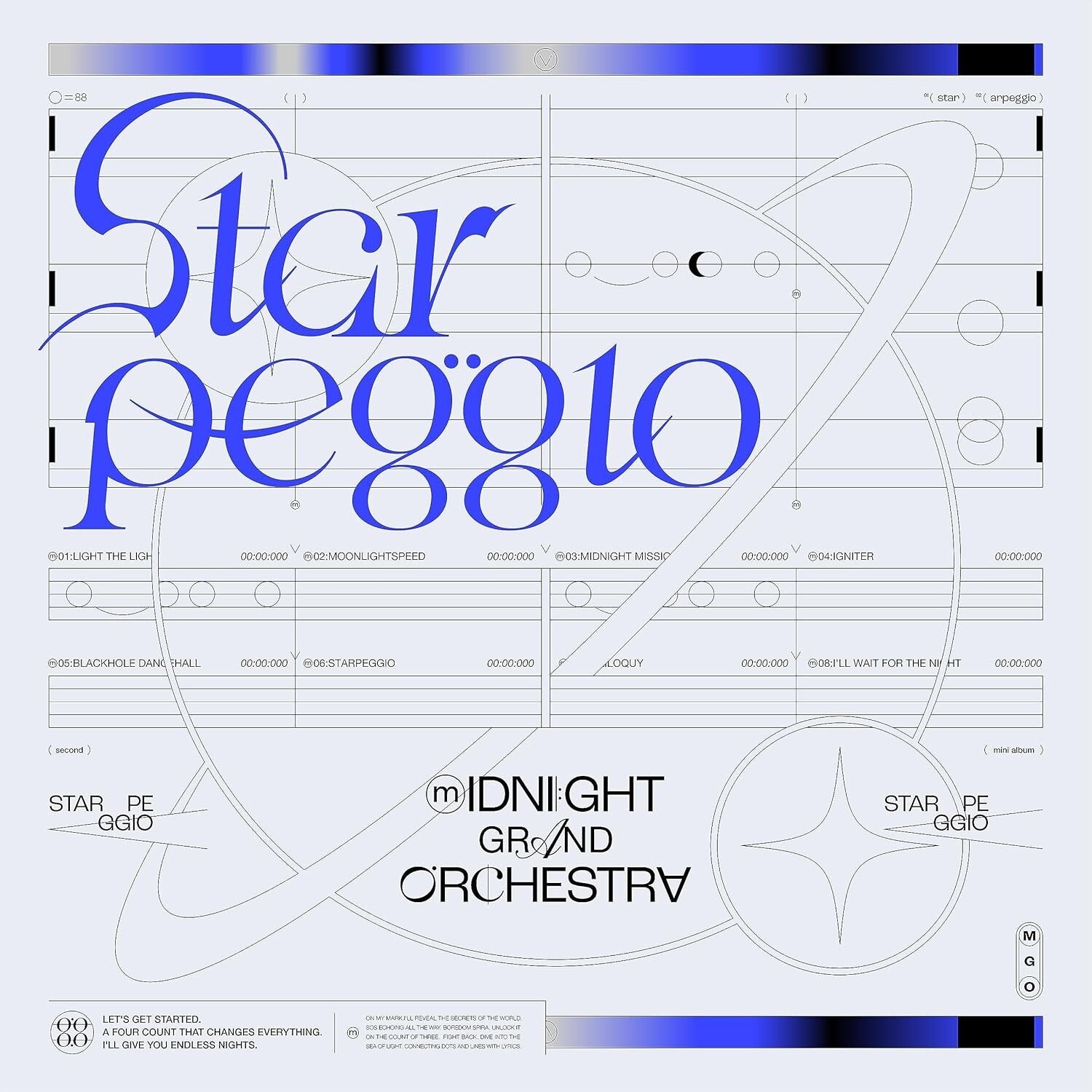 New Midnight Grand Orchestra Starpeggio CD Standard Edition MGO