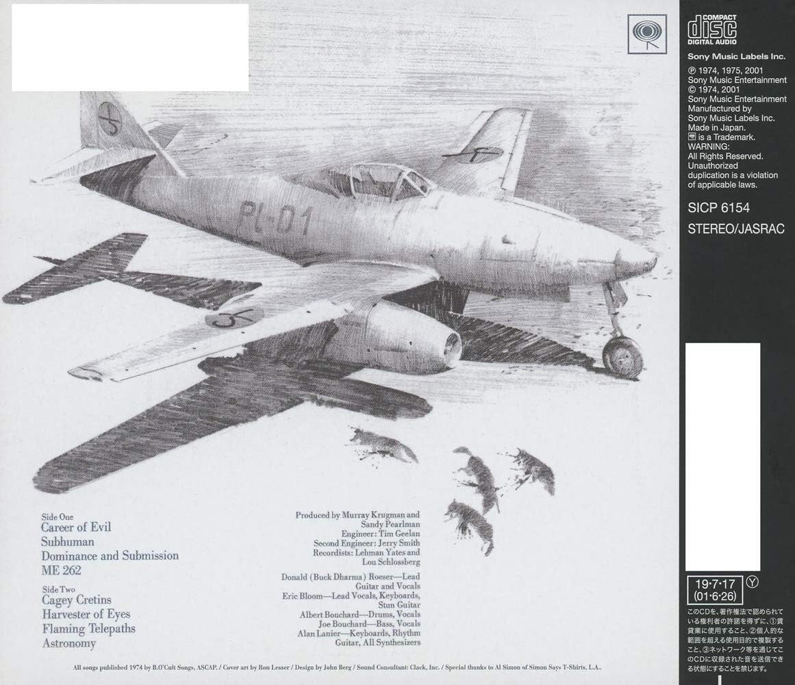 New Blue Oyster Cult Secret Treaties (Limited Edition) Japan Music CD