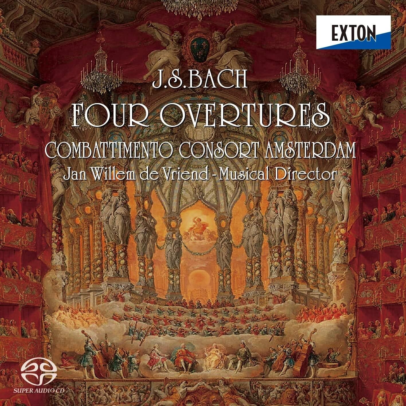 New Jan Willem de Vriend J.S. Bach Four Overtures 2 SACD Hybrid JAPAN